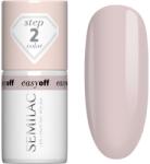 Semilac Easy Off Step 2 gél körömlakk UV / LED-es lámpákhoz árnyalat Almond Milk 7 ml