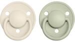 BIBS De Lux Natural Rubber Size 1: 0+ months биберон Ivory / Sage 2 бр