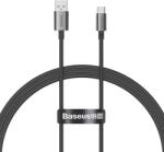 Baseus Cablu Date si Incarcare Baseus USB-A - USB-C Superior Series 100W 1m Negru