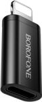 BOROFONE Adapter BV26A - Type C to Lightning - fekete