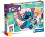 Clementoni 60 db-os Szuper Színes puzzle - Stitch (26331) (26331)