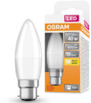 OSRAM B22d LED 4, 9W, 470 lm, 2700 K, melegfehér, opál műanyag-40 W izzó helyett - Star Classic B (4058075504240)
