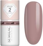 Semilac Easy Off Step 2 gél körömlakk UV / LED-es lámpákhoz árnyalat Mocha Cream 7 ml