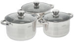 BOHMANN Set oale inox Bohmann, 6 piese, capace sticla, Argintiu (BH 706-375)