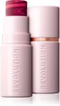 Revolution Skin Silk Blush Stick кремообразен руж в стик цвят Berry Pink Marble 4.5 гр