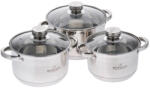 BOHMANN Set oale Bohmann, 6 piese, 2.9 l, 3.9 l, 5.1 l, capace incluse (BH124106)