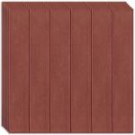 MACVI 50 db-os öntapadós 3D tapéta készlet, kívül puha habszivacs, modern dizájn bármilyen helyre alkalmas, vízálló, méretek 70x77, Macvi®, sötétbarna fa panel modell (50xTapet-84)