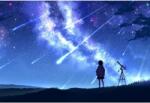  Poszter Anime Girl Meteor Streak, 61x90cm, poszter1256, Többszínű (poster1256)