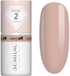 Semilac Easy Off Step 2 gél körömlakk UV / LED-es lámpákhoz árnyalat Caffe Frappe 7 ml