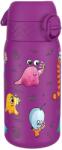 ION8 Vizes palack gyerekeknek, rozsdamentes acél, 400ml, Aliens - Ion8 (I8SS400PVALIEN)