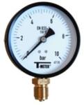 T-METER nyomásmérő alsó csatlakozással 1/2" 0-16 bar átmérő 100 mm (fémházas) (EG-1619007-SFER)