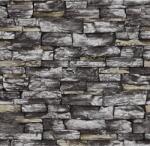 DEGRETS Tapéta DEGRETS 2201 Mosható, Nedvességálló, Tégla fekete, Méret: 0.53m x 10.05m = 5.3 m2 (2201)