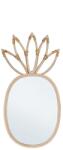Bizzotto Mozambico Pineapple natúr rattan fali tükör 26x1, 5x54h (0141463)