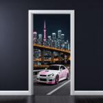 Avex Színes nyomtatott fólia ajtódekorációhoz, méret 200 x 90cm, modell: AVX-DR06 (AVX-DR06)