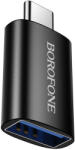 BOROFONE Adapter BV26C - Type C - USB - fekete