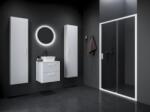 RAVAK Blix II NBLDP2 100 zuhanyajtó matt fehér+transparent (0PMA0E00Z1) - apollofurdoszoba