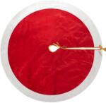 Ruhhy 22221 takaró karácsonyfa alá, 90 cm, piros és fehér