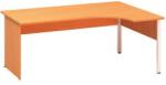 Alfa Office Alfa 100 ergo irodai asztal, 180 x 120 x 73, 5 cm, jobbos kivitel, bükk Bavaria mintázat
