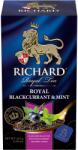 MAY LLc Richard Royal Feketeribizli&Mentol, ízesített fekete tea, filteres, 42, 5g