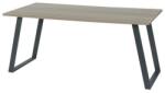 Viva 2 Viva Shape irodai asztal, 160 x 80 x 75 cm, egyenes kivitel, antracit lábakkal, osztriga tölgy