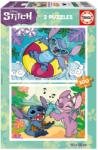 Educa Puzzle Stitch Disney Educa 2x100 piese de la 6 ani (EDU19998) Puzzle