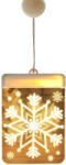 Verk 26014 felakasztható karácsonyi 3D LED dekoráció - Világító hópihe