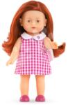 Corolle Păpușă Mini Corolline Ruby Corolle păr lung șaten cu ochi căprui și rochii roz 20 cm (CO240170) Papusa