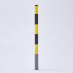 Mottez Marcel fémoszlopok a foglalatba helyezéshez, 100 mm, sárga/fekete, 2 db