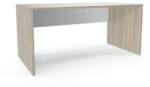 Viva 2 Irodaasztal Viva, 160 x 80 x 75 cm, egyenes kivitel, oyster tölgy/fehér