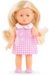Corolle Păpușă Mini Corolline Rosy Corolle păr blond lung, cu ochi albaștri și rochie roz, 20 cm (CO240150) Papusa