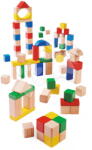 Eichhorn Cuburi din lemn Wooden Blocks Coloured Eichhorn colorate 75 bucăți mărimea 25 mm de la 12 luni (EH21254)
