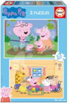 Educa Puzzle Peppa Pig Educa 2x48 piese de la 4 ani (EDU20327) Puzzle