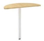 Alfa Office Alfa 100 asztal toldóelem, 80 x 35 x 73, 5 cm, félkör, vadkörte mintázat