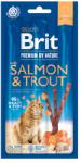 Brit Premium by Nature, Recompense pentru pisici cu Somon si Pastrav, 15g - fourpaws