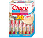Churu Cat Varieties, Recompense Cremoase pentru pisici, cu Ton si Fructe de Mare, 20 Buc, 280 g