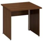 Alfa Office Alfa 100 irodai asztal, 80 x 80 x 73, 5 cm, egyenes kivitel, dió mintázat