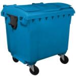 Manutan Pubela de exterior din plastic Manutan, volum 1100 l, albastra M1502215 Cos de gunoi
