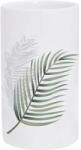 Frandis Pahar baie Feuilles ceramică alb-verde (196164)