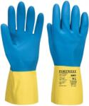 Portwest Manusi latex dublu impregnate Portwest, marimea L, galben/albastru A801Y4RL