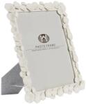 Mauro Ferretti Fehér üveg és gyanta képkeret, 25, 8 x 2 x 31 cm, Lotus Mauro Ferreti (0372610001)