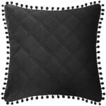 Spod Igły i Nitki Párnahuzat, Spod Igły i Nitki, poliészter, 45 x 45 cm, fekete (2331801)