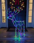 Sumker Karácsonyi 144 Led-es Mozgó Fejű Szarvas 60cm Színes