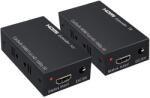 E-kam 60M HDMI Extender 1080P /3D HDMI adó-vevő Cat6 RJ45 Ethernet konverteren keresztül (HDMI-60m)