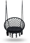 Sofotel Kerti lógó hintaágy fotel boho fekete