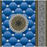 DEGRETS Tapéta DEGRETS 1435 Papír, Eileen kék, Méret: 0.53m x 10.05m = 5.3 m2 (1435)