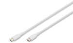 ASSMANN AK-300341-010-W USB kábel USB 2.0 1 M USB C Fehér (AK-300341-010-W)