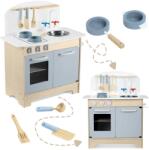 RicoKids interaktív Játékkkonyha gyerekeknek - Barna, Kék (TE785200)