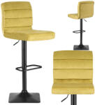 Sofotel Drava Bárszék háttámlával - Sárga, Fekete (TE260403)