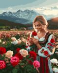 MagicArt Set de pictat după numere MagicArt - Floare din Balcani (drepturi de autor) (GX48453)