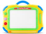 RicoKids mágneses Rajztábla, 3db mágneses bélyegzővel - Sárga